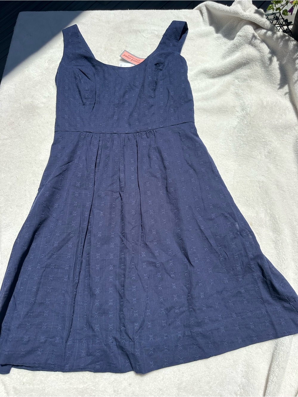 Vineyard Vines Navy Cotton Dress size 2 NWT